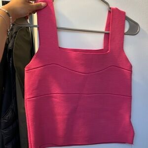 Pink Crop Top